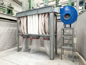 CORAL PRA Cyclone fan (Complete with PRA320 3 bag Dust extractor)
