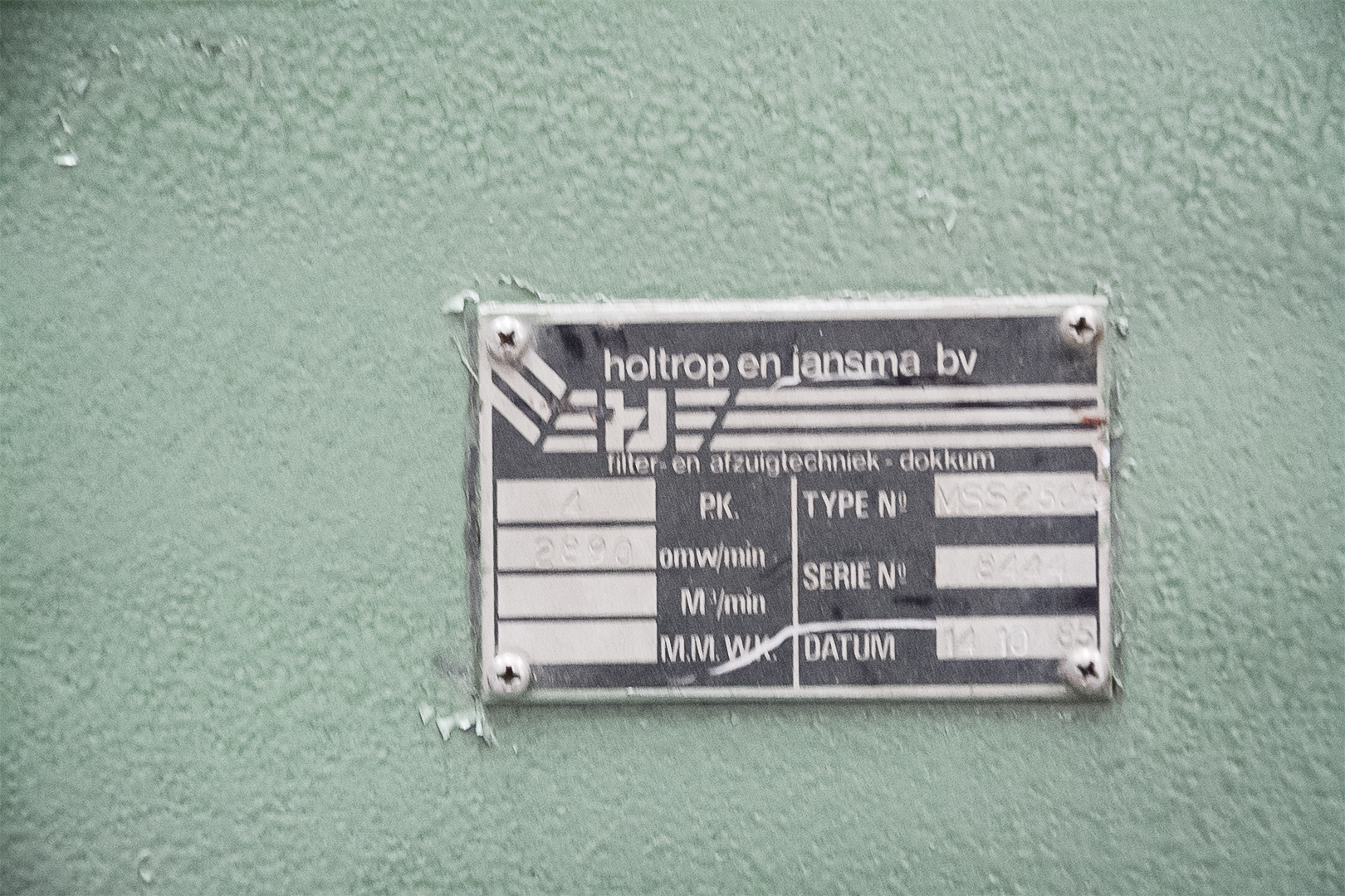 Holtrop en Jansma VB Dust extractor (Fully Serviced) - Image 14
