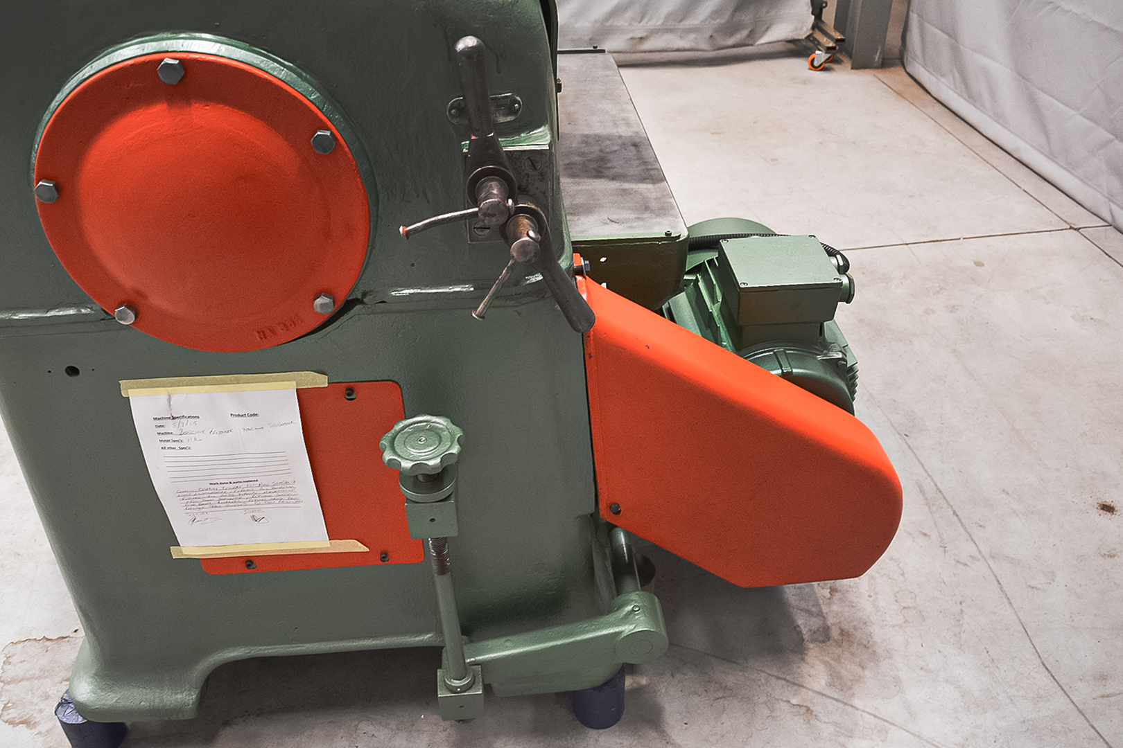 880 Bottcher & Gessner Industrial Thicknesser (TH86U) - Image 10