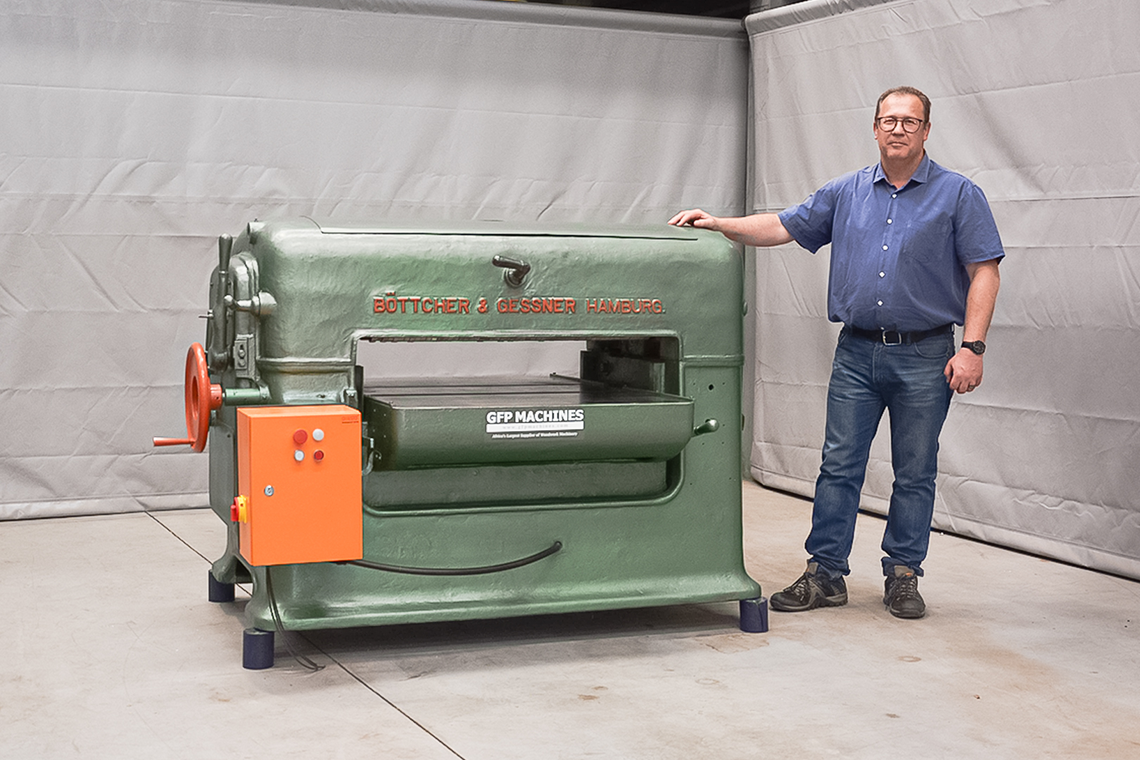 880 Bottcher & Gessner Industrial Thicknesser (TH86U) - Image 4