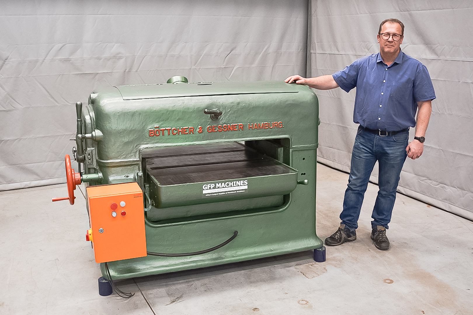 880 Bottcher & Gessner Industrial Thicknesser (TH86U) - Image 5