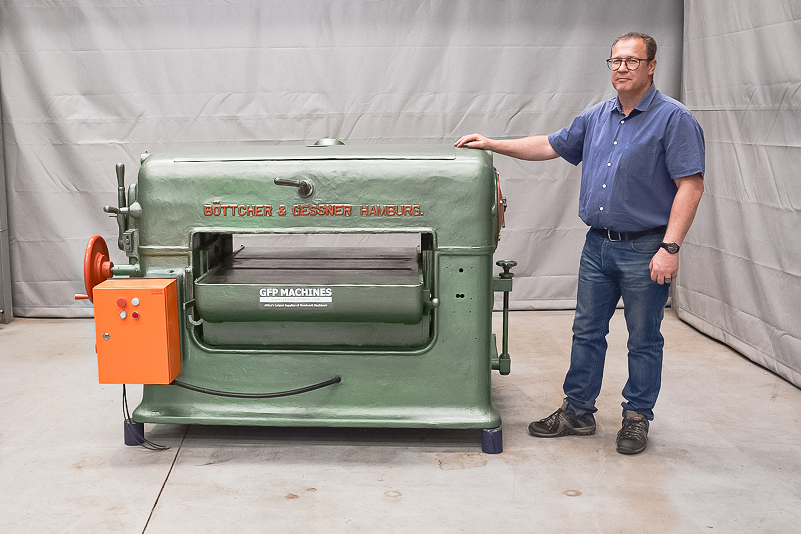 880 Bottcher & Gessner Industrial Thicknesser (TH86U) - Image 6