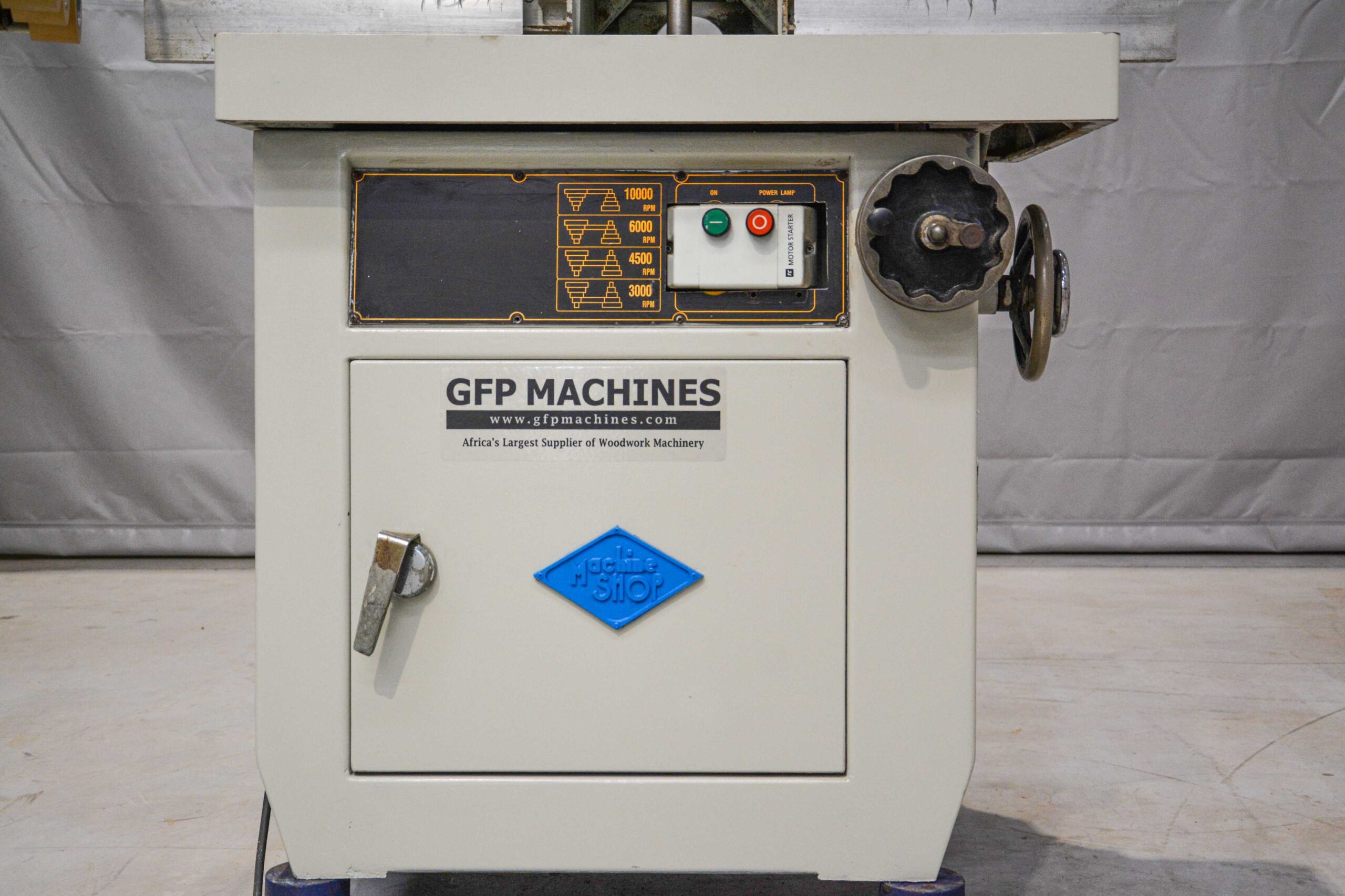 Machine Shop Spindle Moulder with 3-Wheel Feeder (Fully Serviced) - Image 23