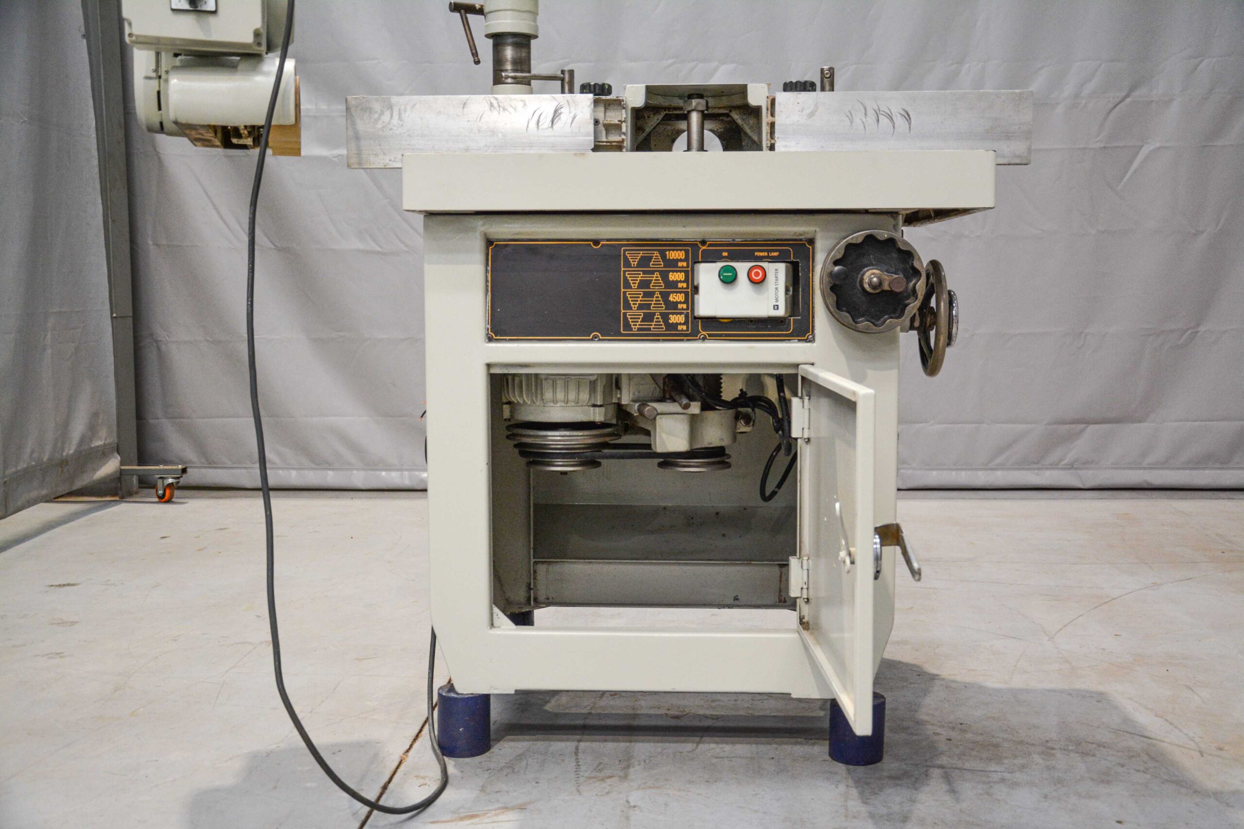 Machine Shop Spindle Moulder with 3-Wheel Feeder (Fully Serviced) - Image 21