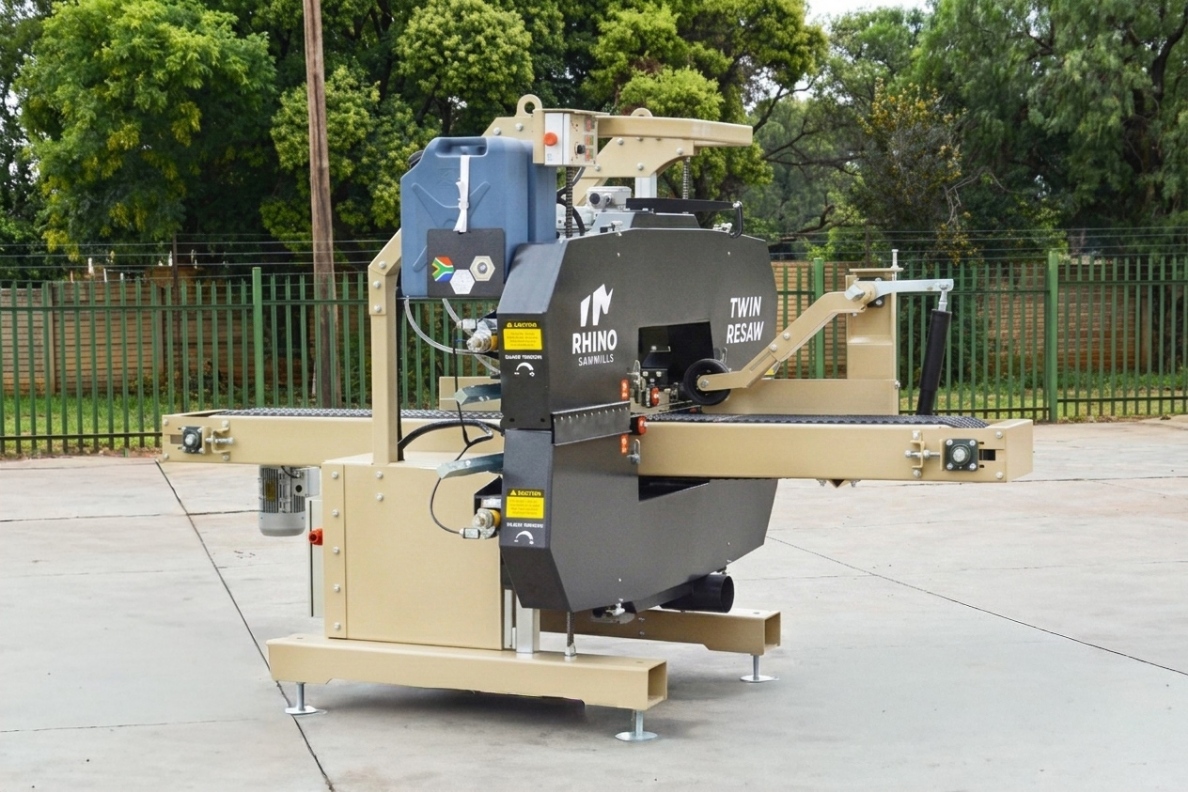 Rhino Twin Head Resaw with Automatic Conveyor Feed (New) - Image 2