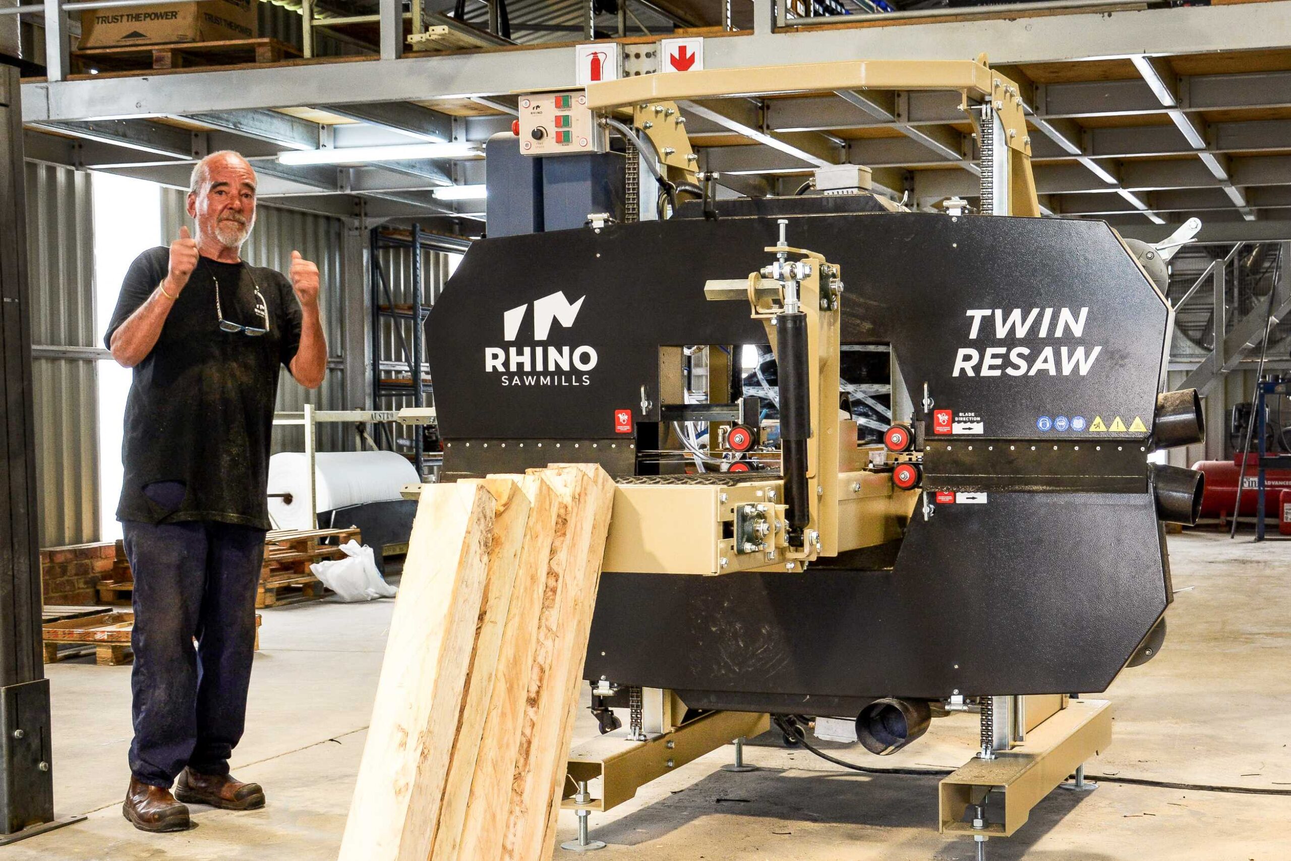 Rhino Twin Head Resaw with Automatic Conveyor Feed (New) - Image 35