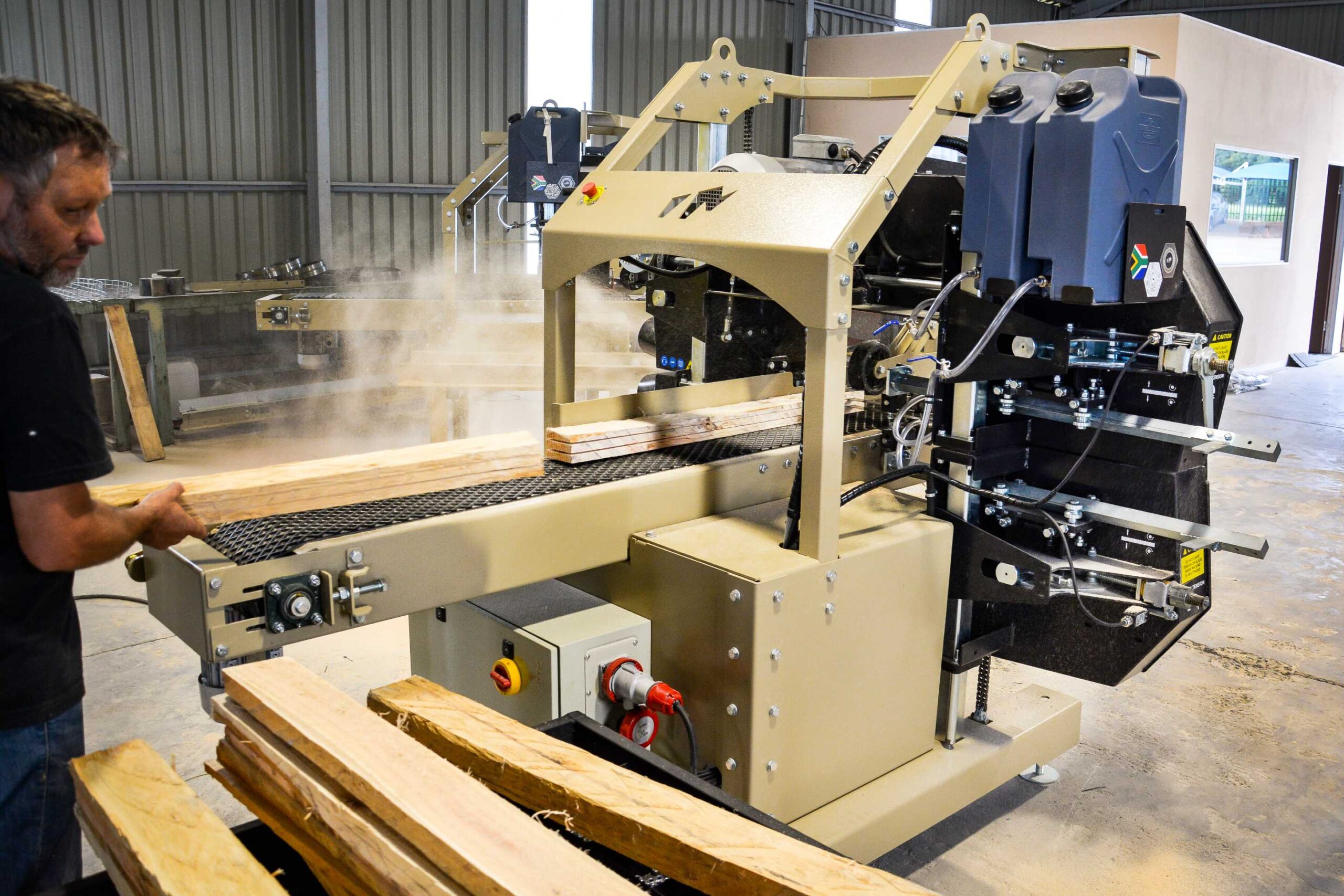Rhino Twin Head Resaw with Automatic Conveyor Feed (New) - Image 36