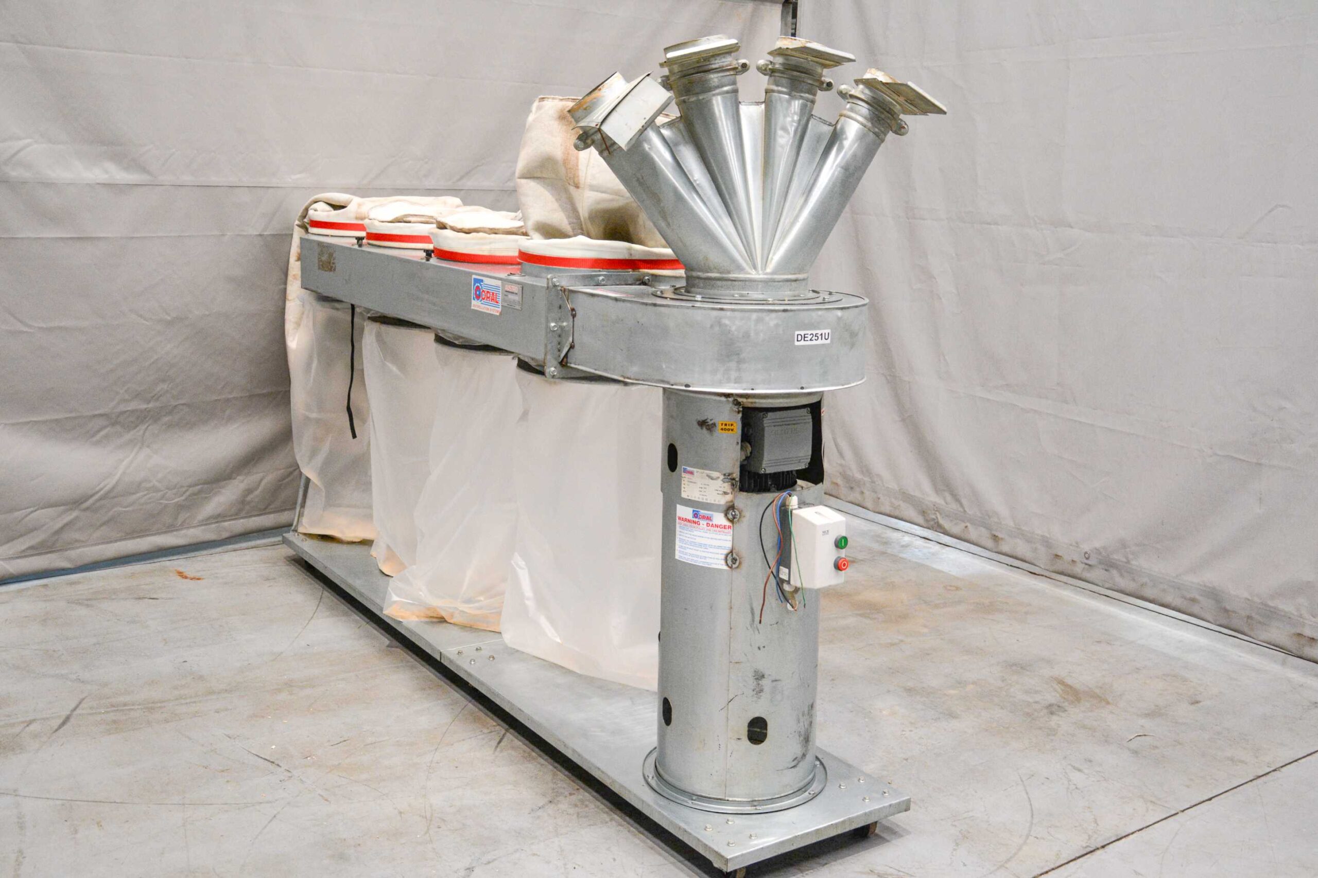 Coral 4-Bag Industrial Dust Extractor โ Italy (Fully Serviced) - Image 9