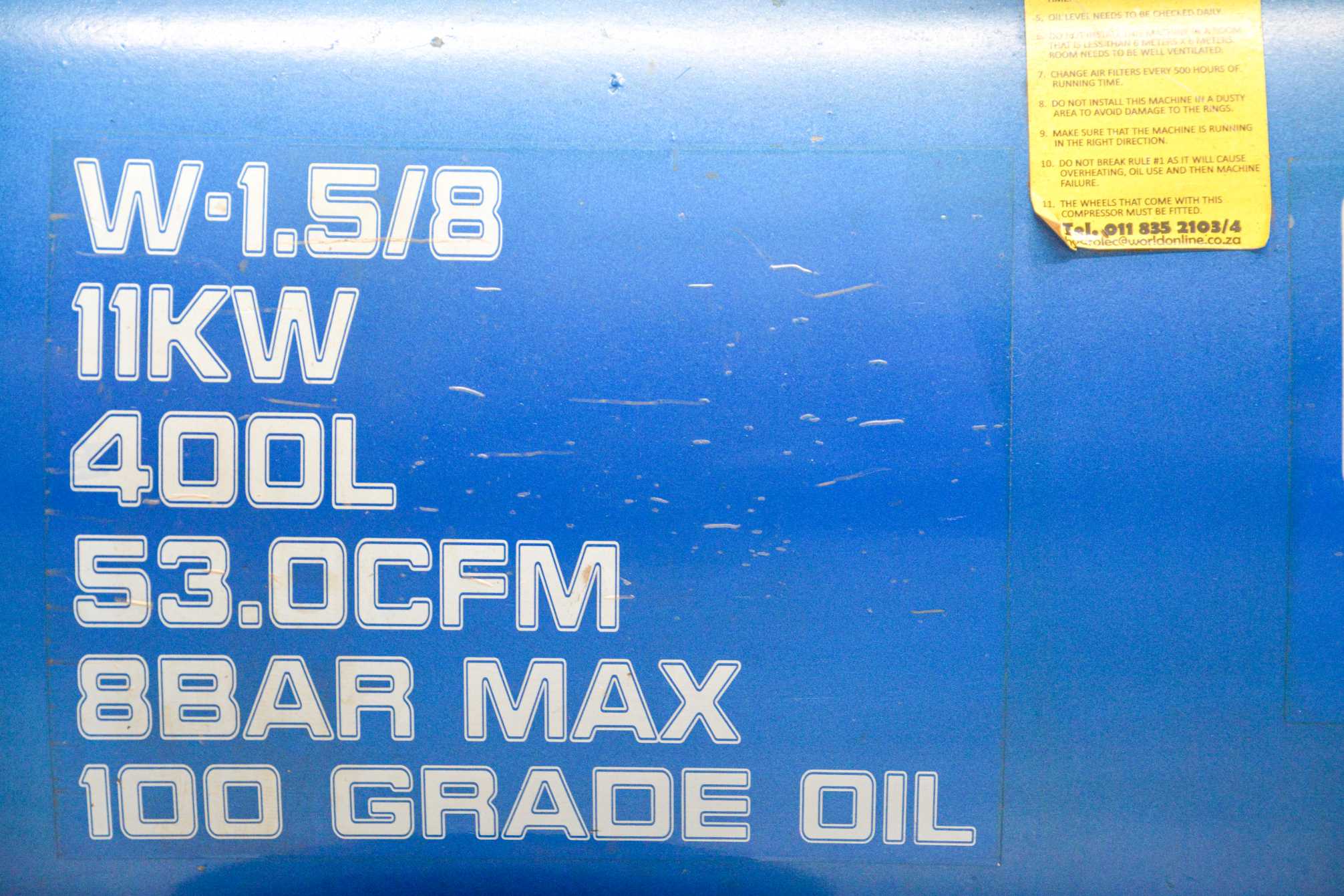 Detroit Air W-1.5/8 Piston Air Compressor โ (Fully Serviced) - Image 13