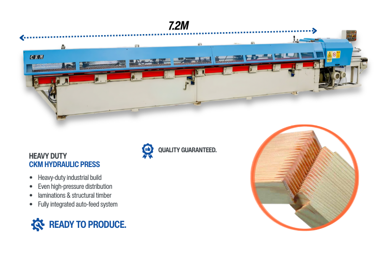 CKM 7.2m Automatic Finger Joint Line | Complete Woodworking Production Set (FJ029U) - Image 2