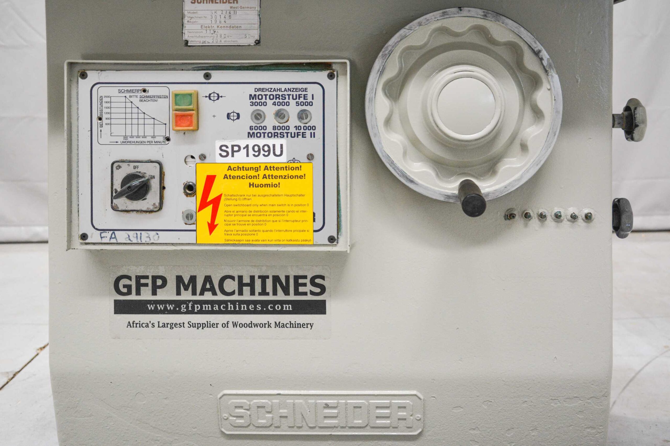 Schneider SK4 Spindle Moulder - Germany (Fully-Serviced) (SP199U) - Image 19