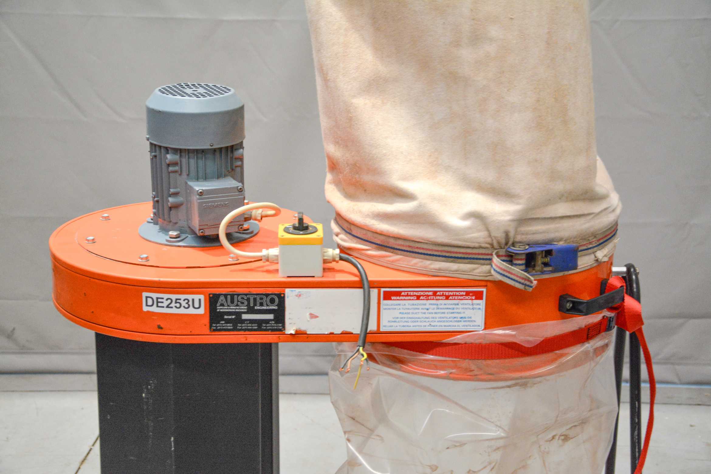 Coral Single Bag Dust Extractor (Fully-Serviced) (DE253U) - Image 10