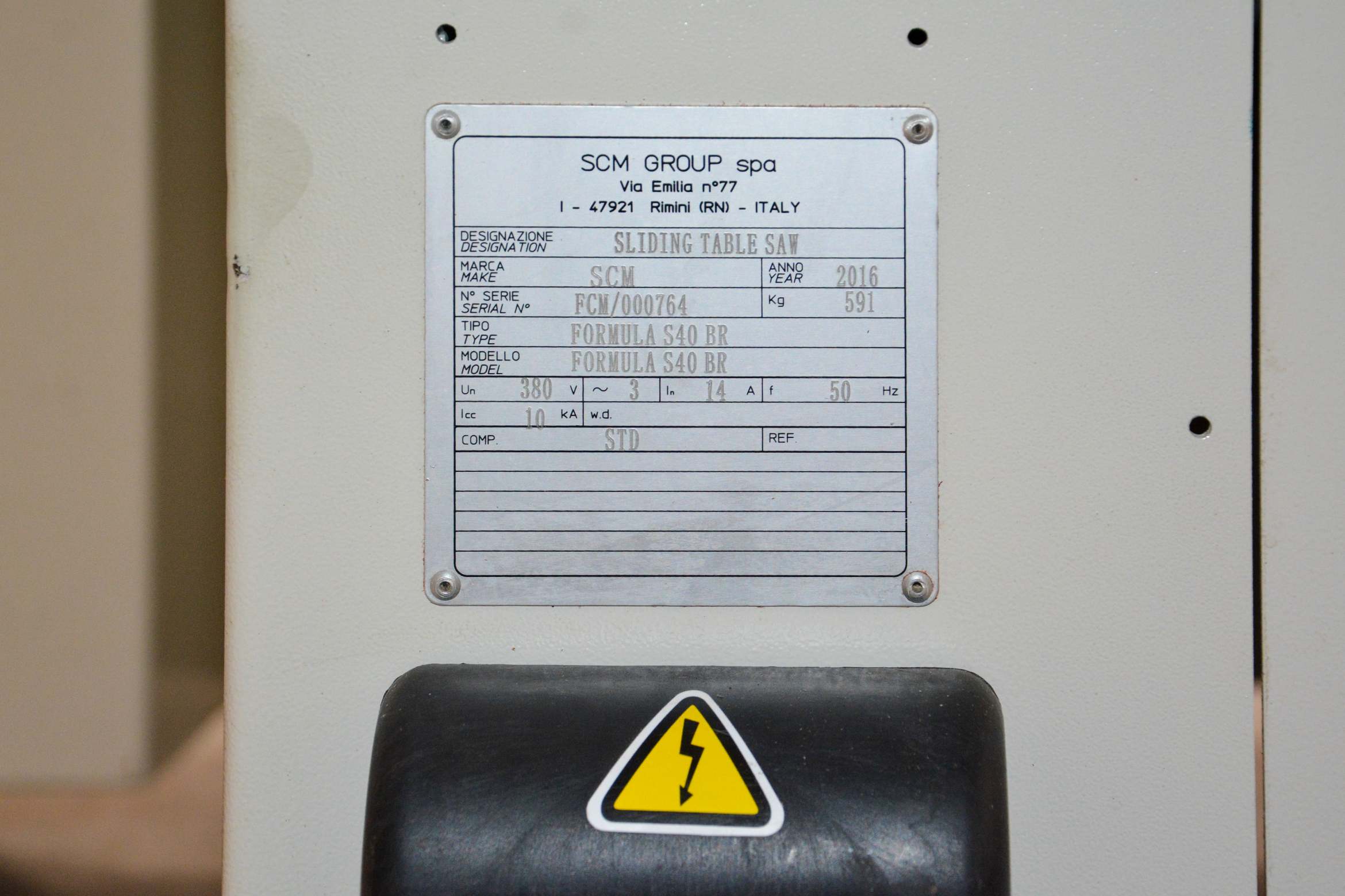 SCM Formula S40 3.2m Sliding Table Panel Saw – Italy (Fully Serviced) - Image 28