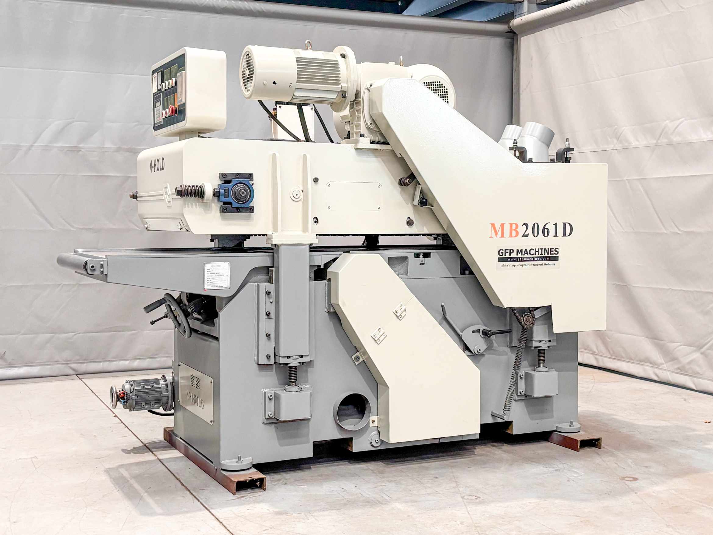 V-Hold MB2061D 610mm Top & Bottom Spiral Cutterhead Planer (Fully-Serviced) (TP24U) - Image 30
